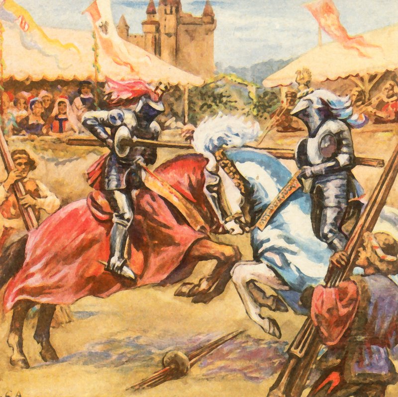 Knightly Tournament at the Princely Court by Carl Arriens