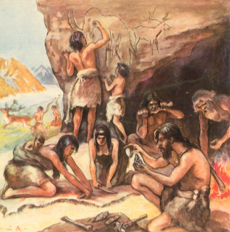 Stone Age Family Cave by Carl Arriens