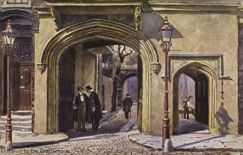 Entrance to the Charterhouse by Charles Edwin Flower