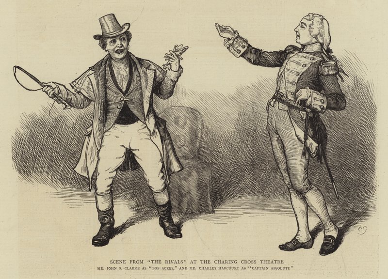 Scene from The Rivals at the Charing Cross Theatre by Charles Green