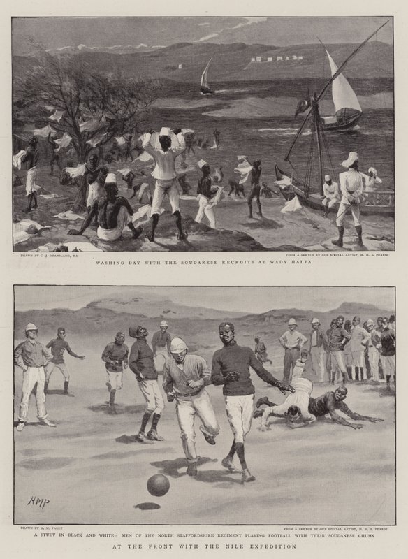 At the Front with the Nile Expedition by Charles J. Staniland