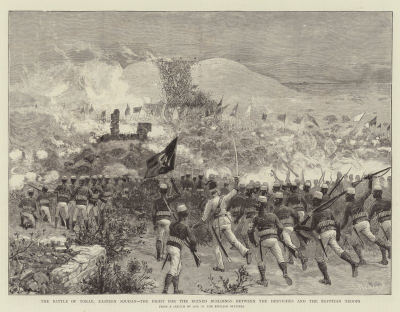 The Battle of Tokar, Eastern Sudan, the Fight for the Ruined Buildings ...