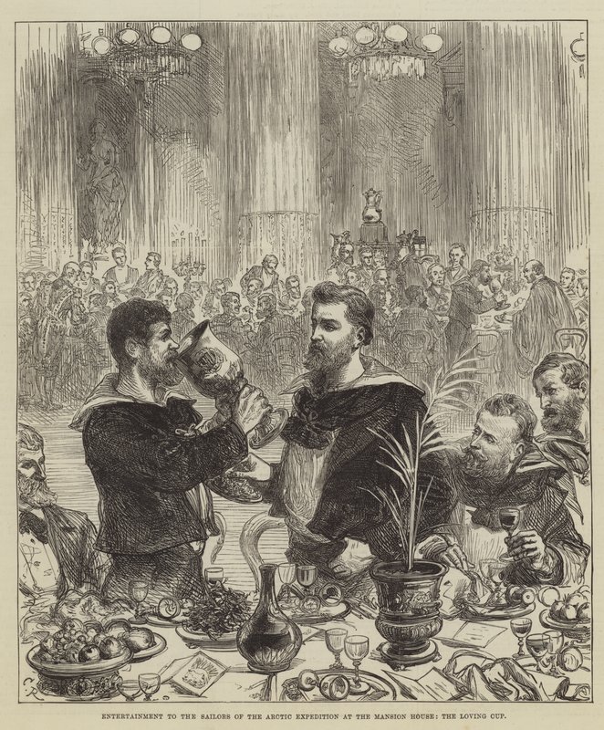 Entertainment to the Sailors of the Arctic Expedition at the Mansion House, the Loving Cup by Sir John Charles Robinson