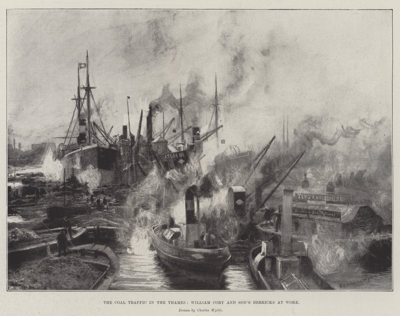 The Coal Traffic in the Thames, William Cory and Son