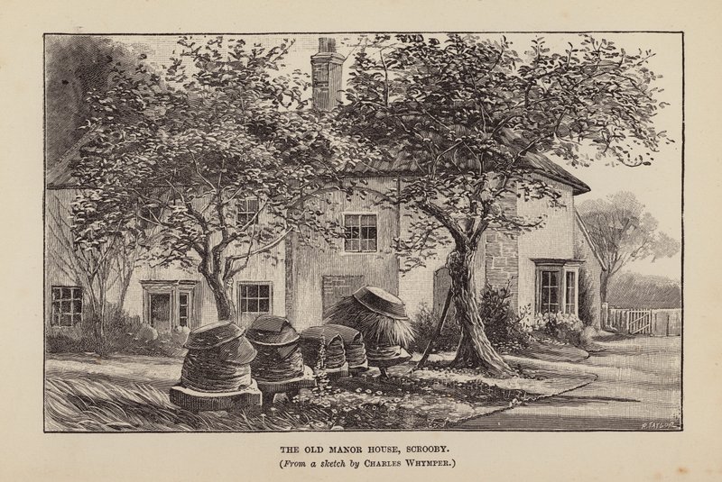 The Old Manor House, Scrooby by Charles (after) Whymper