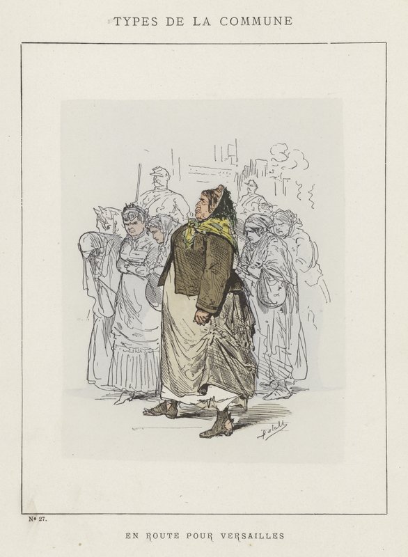 En Route Pour Versailles by Charles Albert d Arnoux Bertall