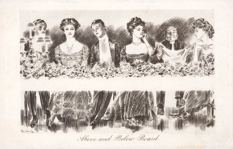 Above and Below Board by Charles Dana Gibson