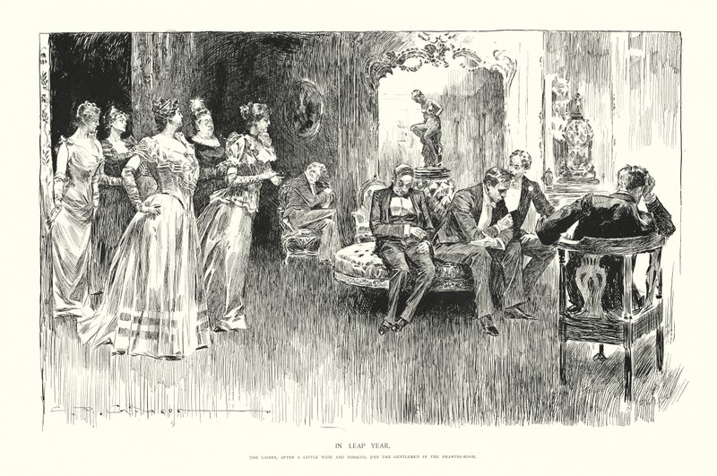 In Leap Year by Charles Dana Gibson