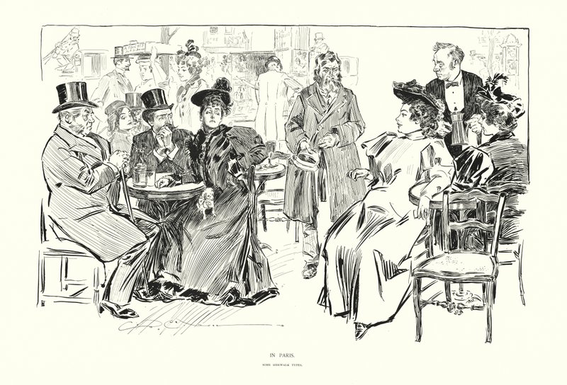 In Paris by Charles Dana Gibson