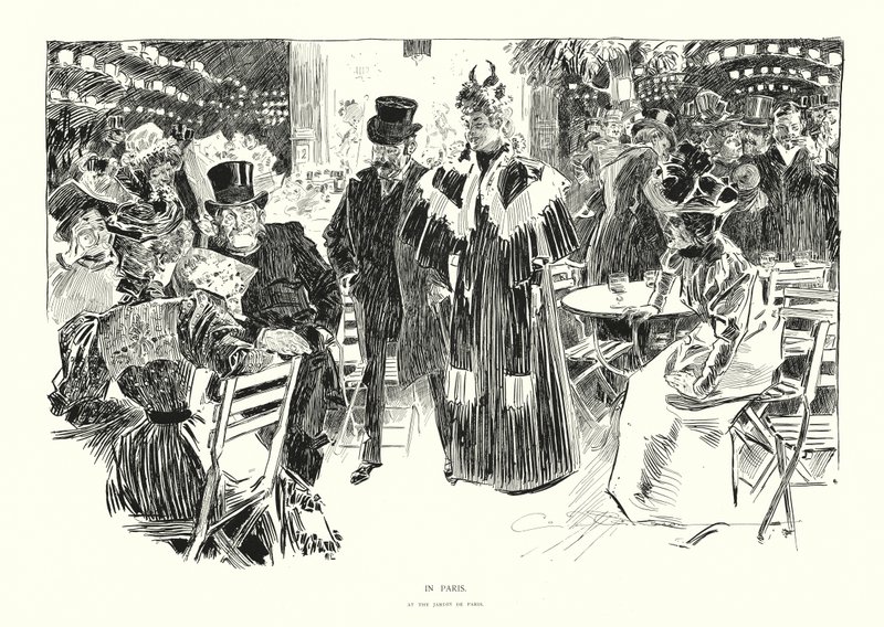 In Paris by Charles Dana Gibson