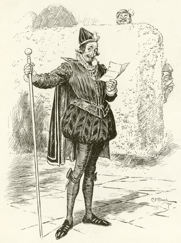 Malvolio by Charles Edmund Brock