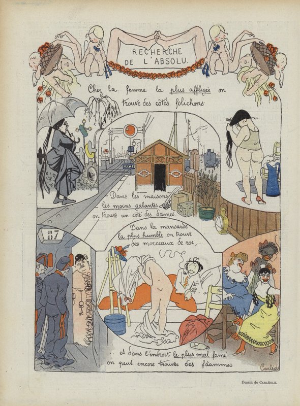 Illustration for Le Rire by Charles Emile Egli