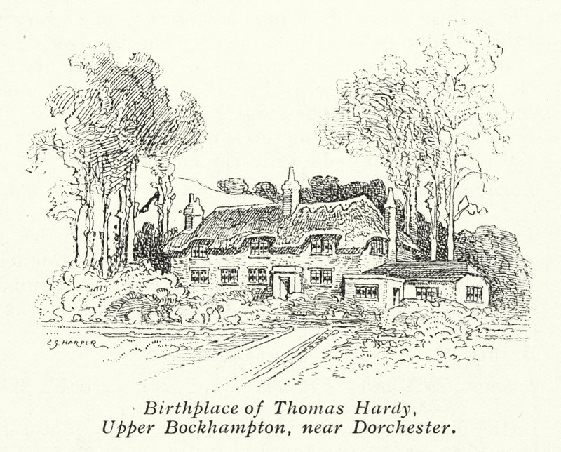 Birthplace of Thomas Hardy, Upper Bockhampton, near Dorchester by Charles George Harper