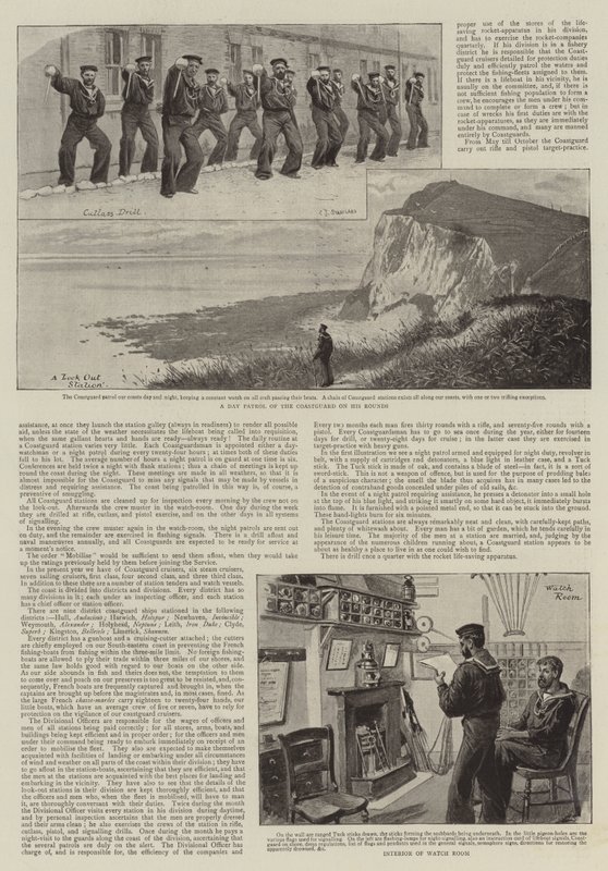 Our Coastguard by Charles J. (after) Staniland