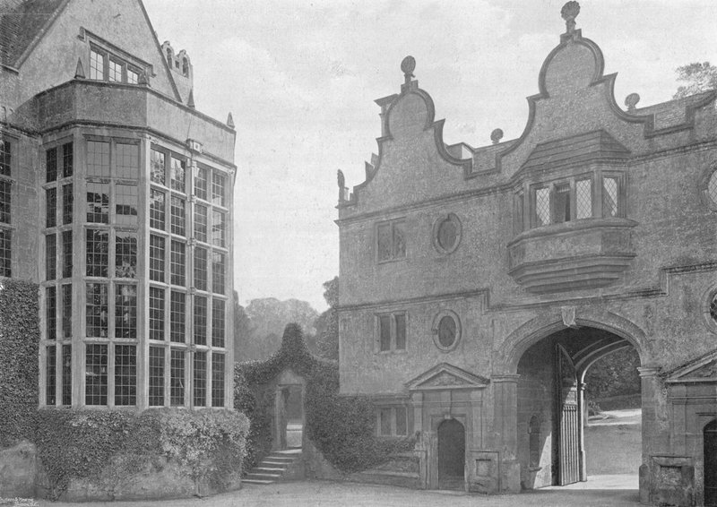 Stanway: The Forecourt and Gate House by Charles Latham