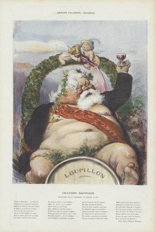 Armand Fallieres, winemaker by Charles Leandre