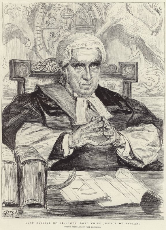 Lord Russell of Killowen by Charles Paul (after) Renouard
