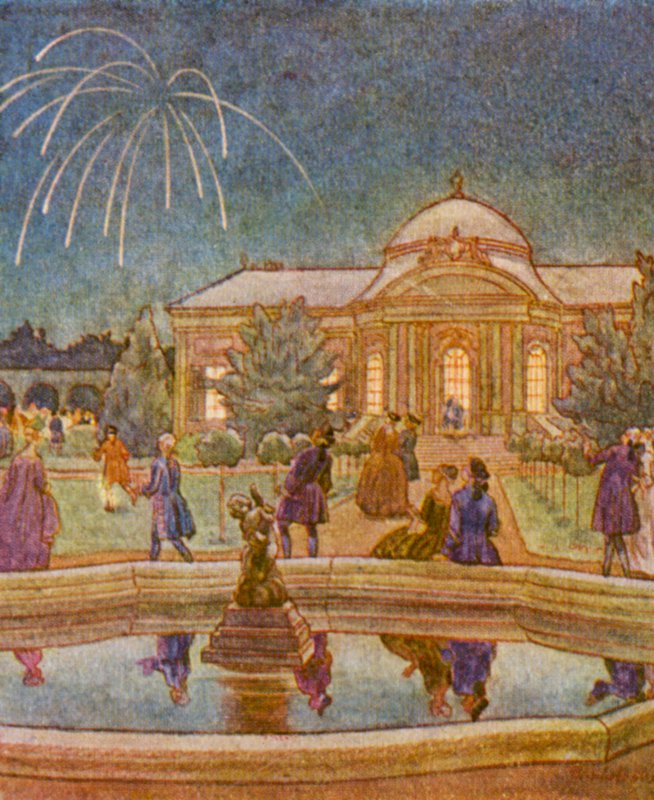 Fireworks by Christophe (1856-1945)