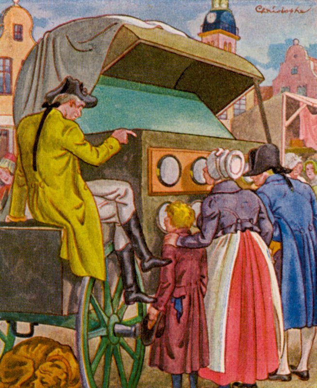 Peep Box Man by Christophe (1856-1945)