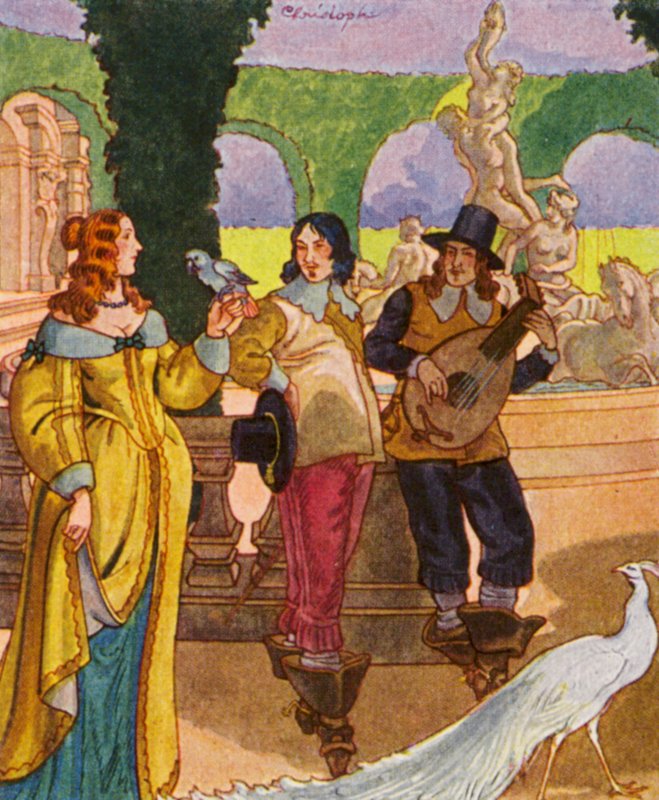 Pleasure Garden by Christophe (1856-1945)