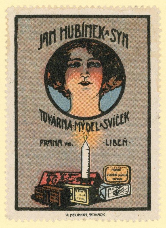 Jan Hubinek and Son soap and candle factory by Czech School