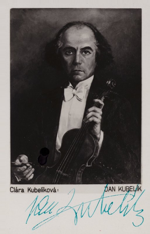 Portrait of Jan Kubelik by Czech School