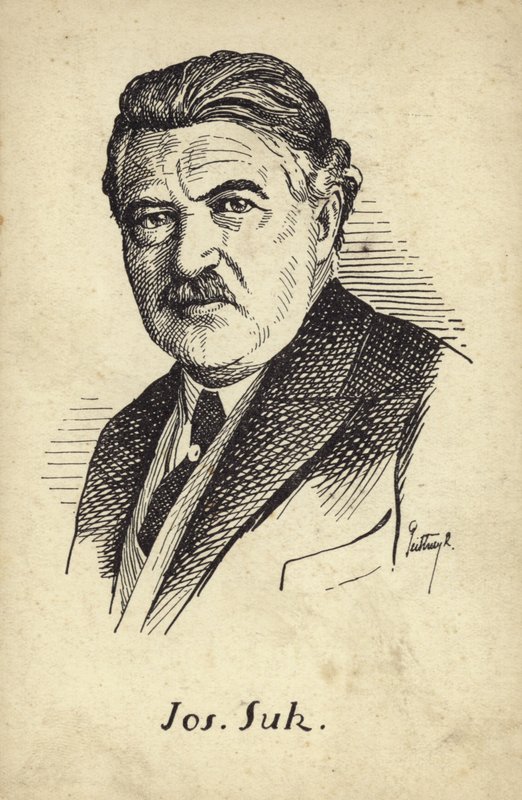 Portrait of Josef Suk by Czech School