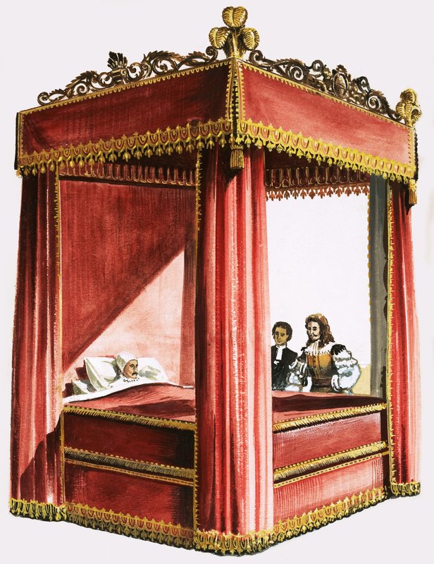 Four poster bed by Dan Escott