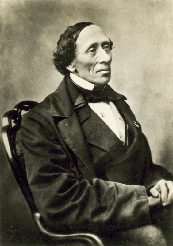 □Hans.Ｃ.Andersen□２３cm◇ ◇ Hans Christian Andersen by Danish Photographer
