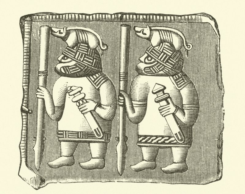 Warriors from the Viking Age by Danish School