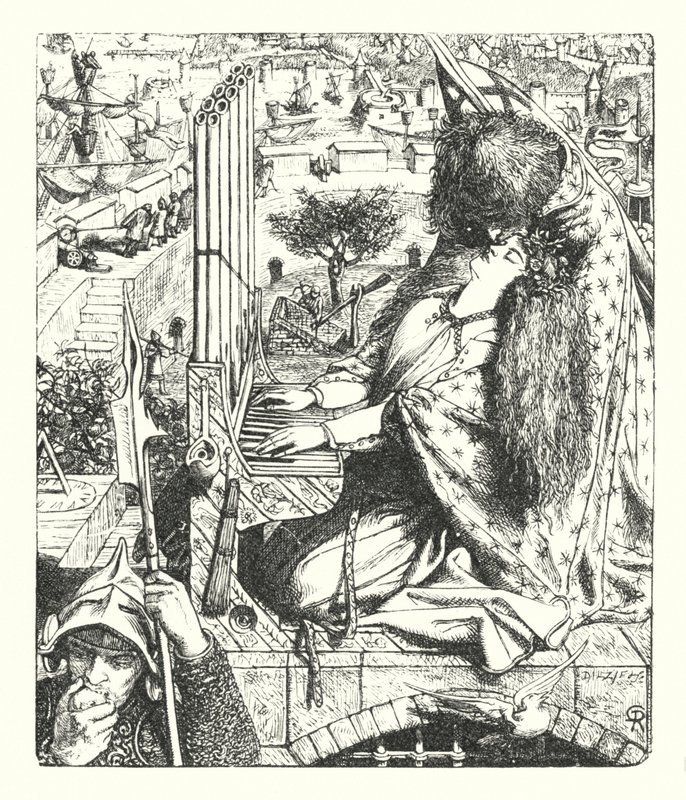 The Palace of Art by Dante Gabriel (after) Rossetti