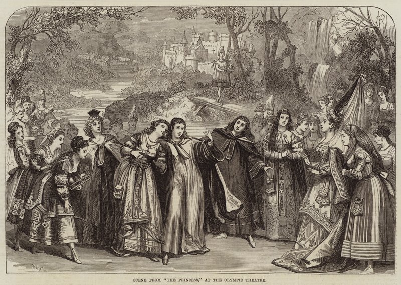 Scene from The Princess, at the Olympic Theatre by David Henry Friston