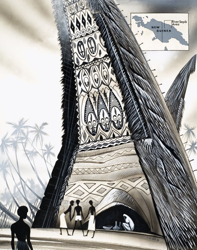 Primitive Homes: The Tamberan Houses of New Guinea by David Pratt