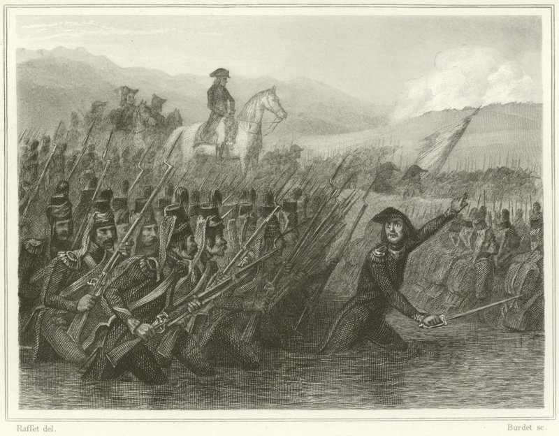 Passage of the Tagliamento by Denis Auguste Marie Raffet