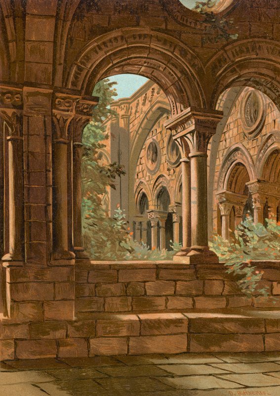 Byzantine Cloister of Tarragona by Dionisio Baixeras Verdaguer