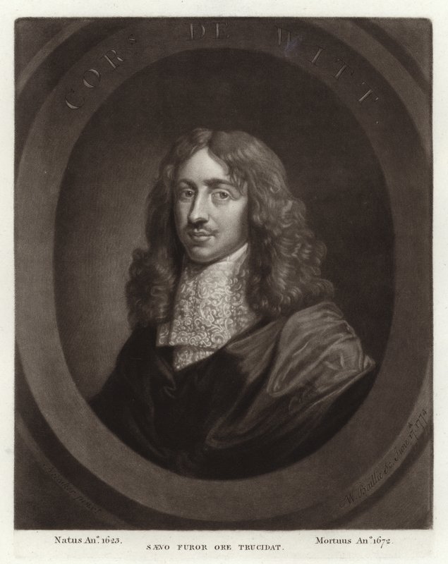 Portrait of Cornelis de Witt by Dutch School