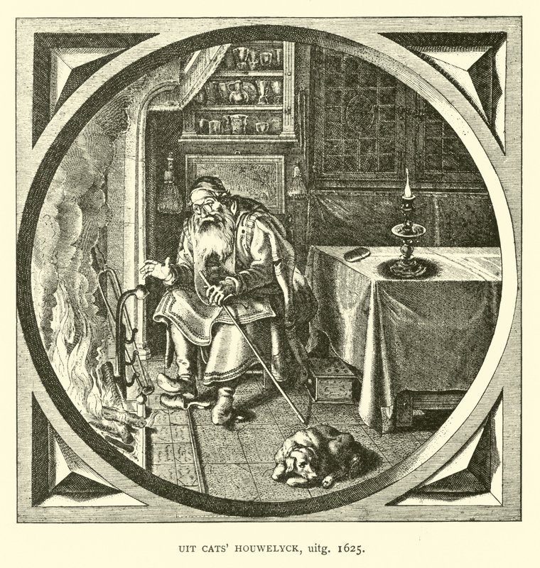 Scene from Houwelick, by Jacob Cats, 1625 by Dutch School