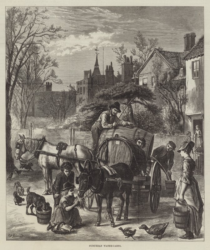 Suburban Water-Carts by Ebenezer Newman Downard