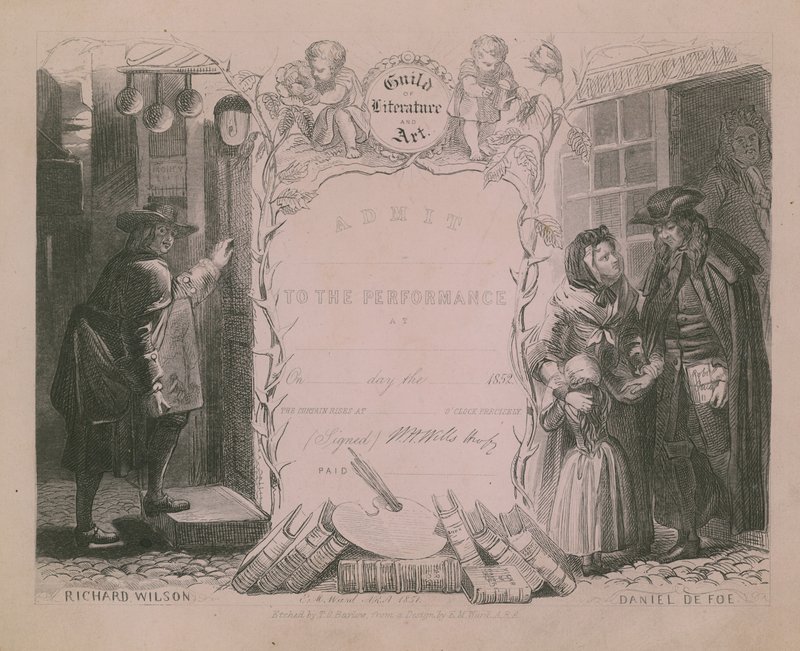 Invitation to the Guild of Literature and Art by Edgar Melville Ward