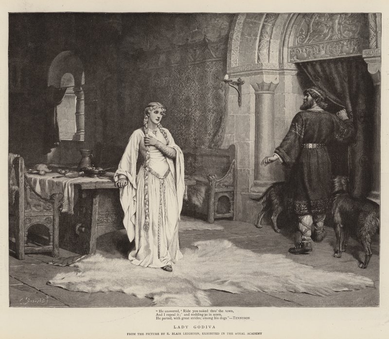Lady Godiva by Edmund Blair Leighton