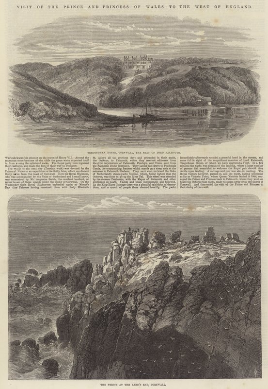 Visit of the Prince and Princess of Wales to the West of England by Edmund Morison Wimperis