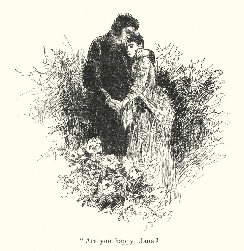 Illustration for Jane Eyre by Charlotte Bronte by Edmund Henry Garrett
