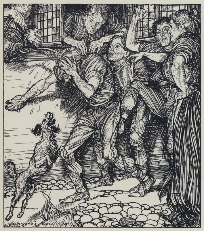 Illustration for A Dream of Fair Women and Other Poems by Edmund Joseph after Sullivan