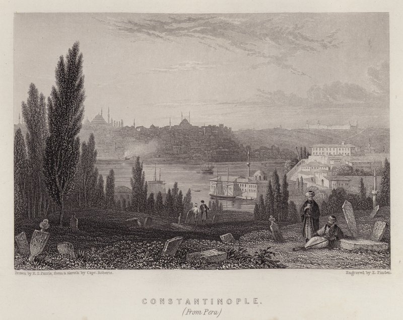 Constantinople, from Pera by Edmund Thomas (after) Parris