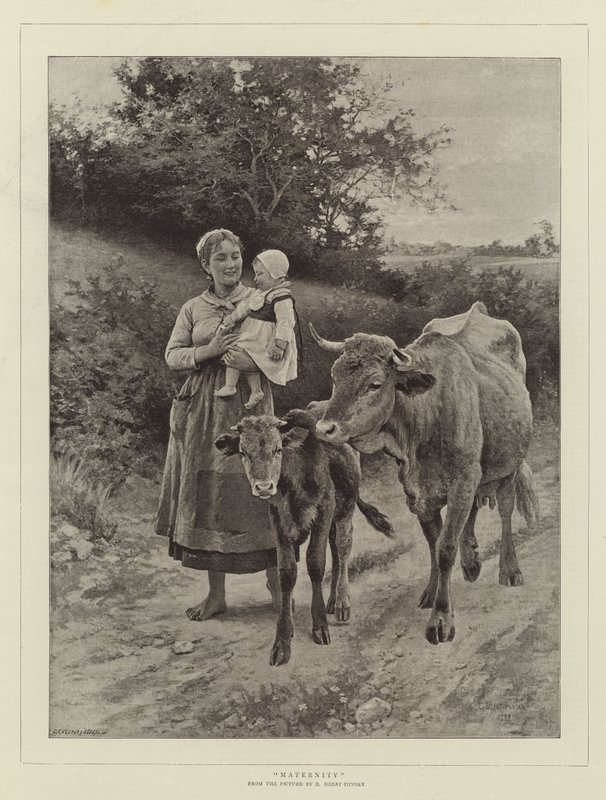 Maternity by Edouard Debat Ponsan