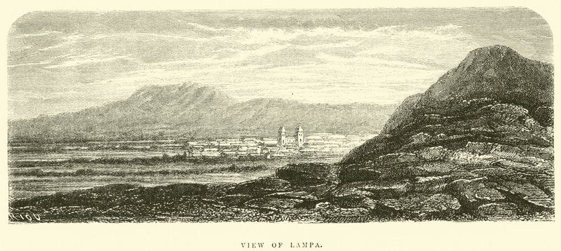 View of Lampa by Edouard Riou