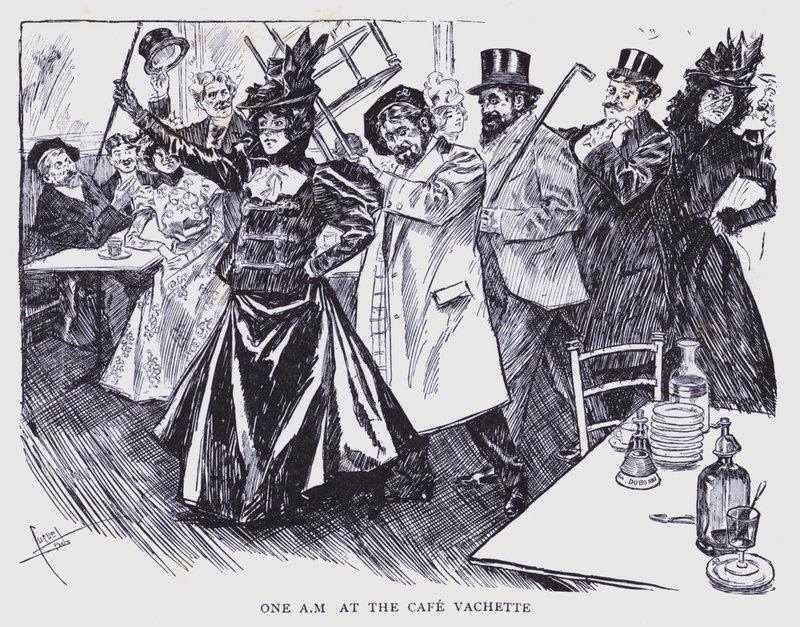 Bohemian Paris: One AM at the Cafe Vachette by Edouard Alfred (1875 1954) Cucuel