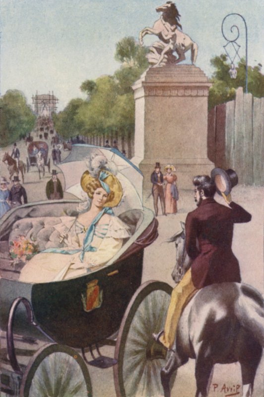I Looked Like a Flower Under My Sunshade Lined with White Silk by Edouard Henri Avril