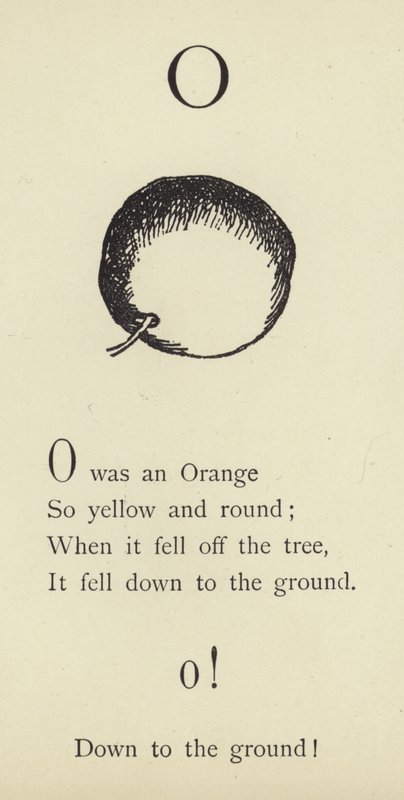 The Letter O by Edward Lear