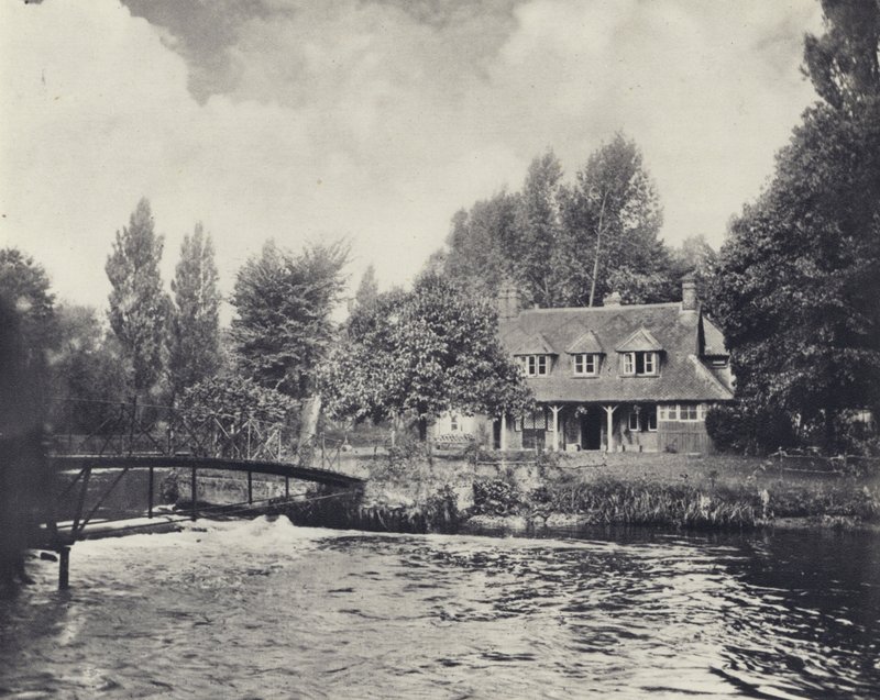 Thorney Weir Fishery House by Edward Alfred Barton